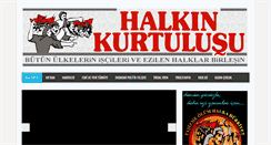 Desktop Screenshot of halkinkurtulusu.net