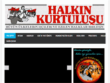 Tablet Screenshot of halkinkurtulusu.net
